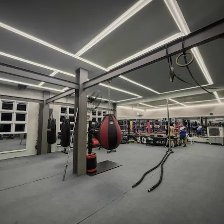 a view of boxing space in cdo lift athletics gym