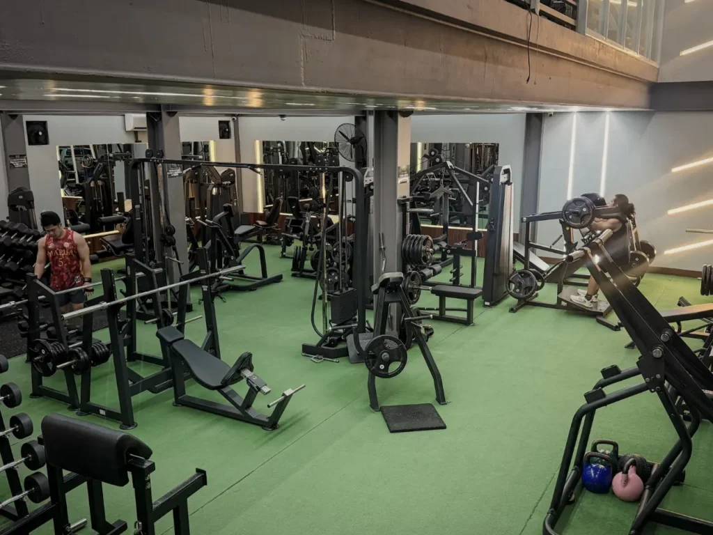 Dumbbells in the strength area at Lift Athletics gym in CDO
